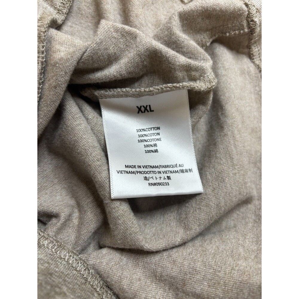 Fear of God Essentials Mens XXL Oatmeal Heather Long Sleeve Shirt FOG Cotton - Picture 3 of 12
